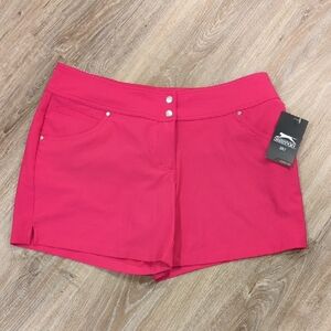 🩷❤️ NWT Slazenger Women's Bright Rose Preston Shorts Size 6 🩷❤️   CUTE!!!🩷❤️